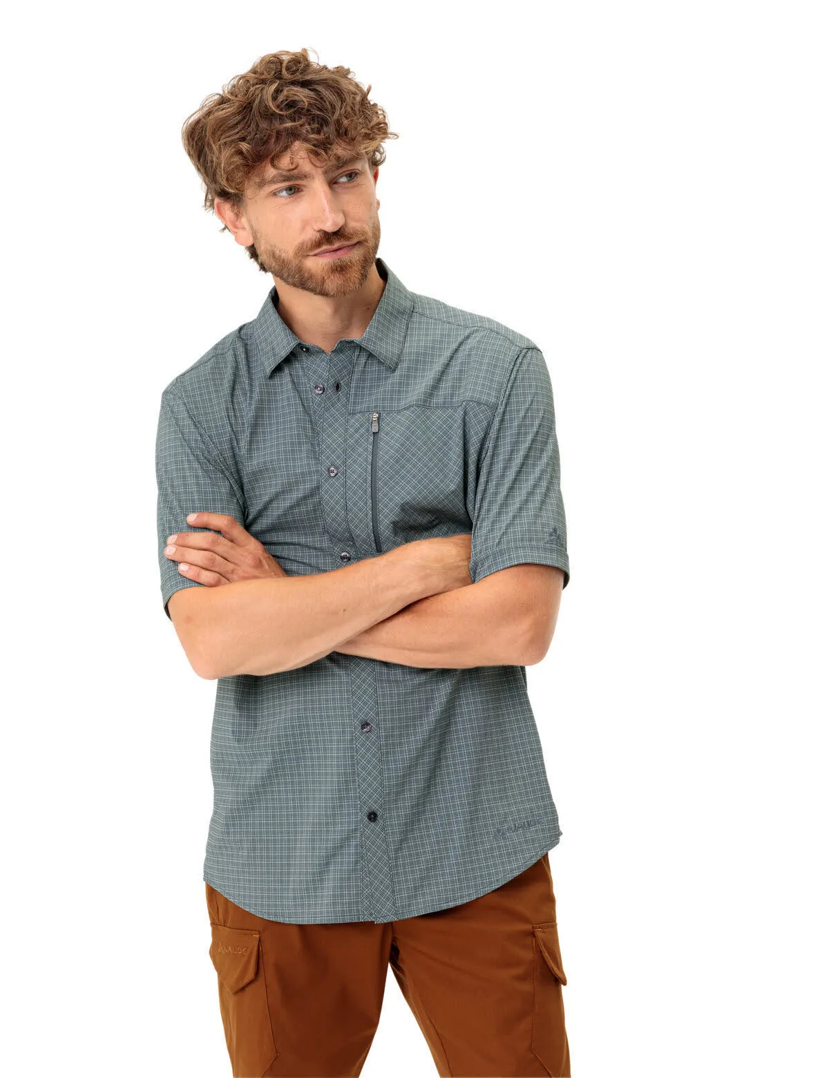 Vaude Men's Seiland Shirt IV Hemd Kurzarm Herren grau