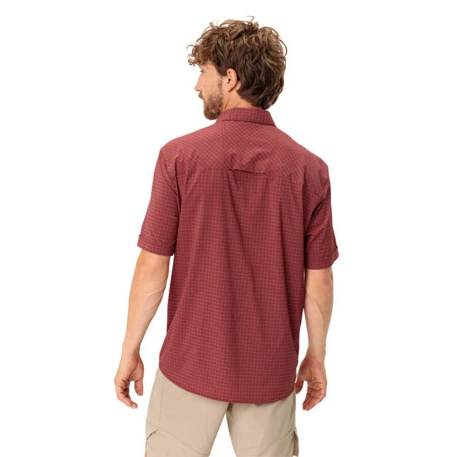 Vaude Seiland IV Herren Shirt Hemd Karohemd rot