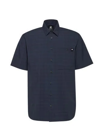 Mammut Lenni Shirt Herren Hemd Kurzarm dunkelblau