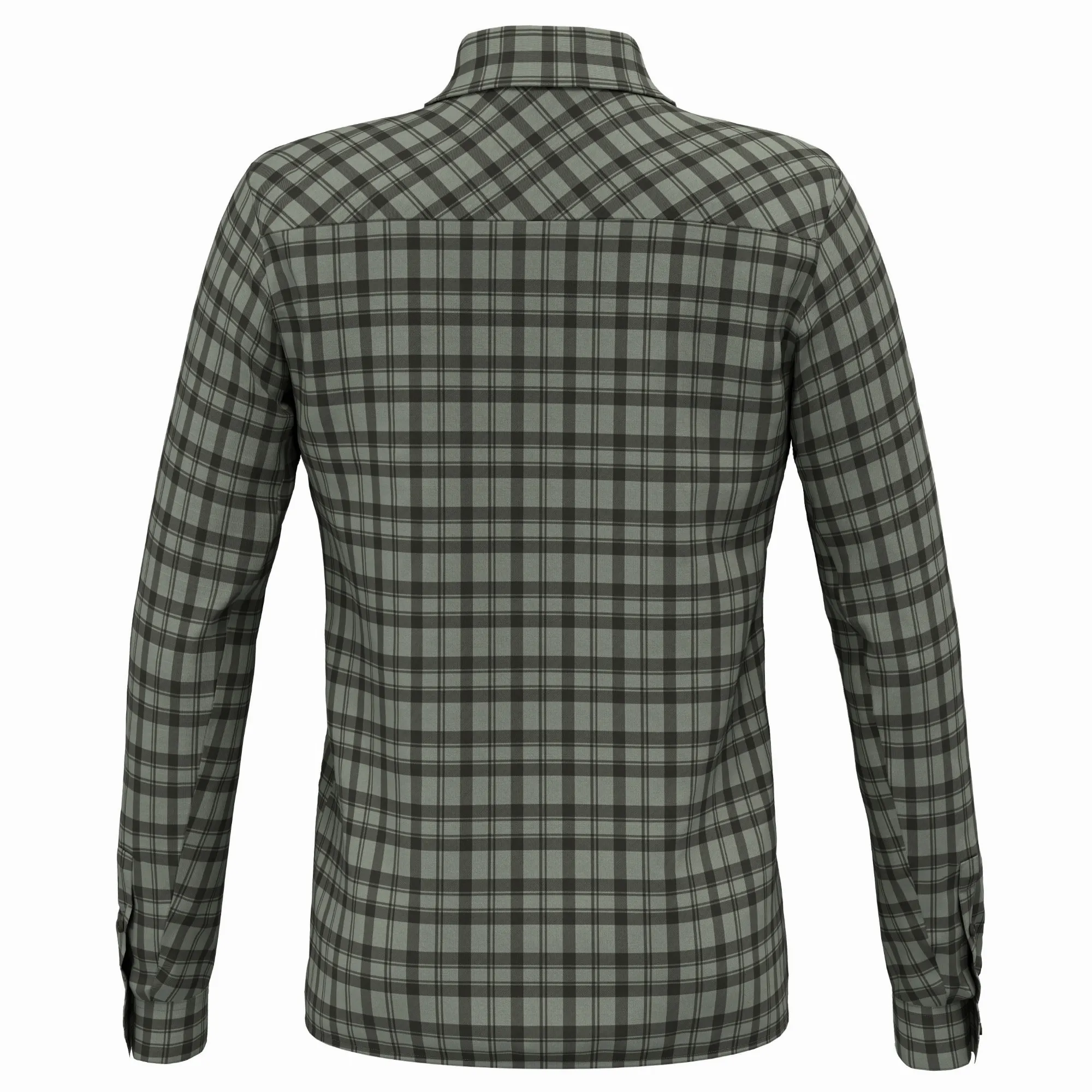 Salewa Fanes Flannel 5 Polarlite Herren Hemd Flannelhemd Trekkinghemd grün