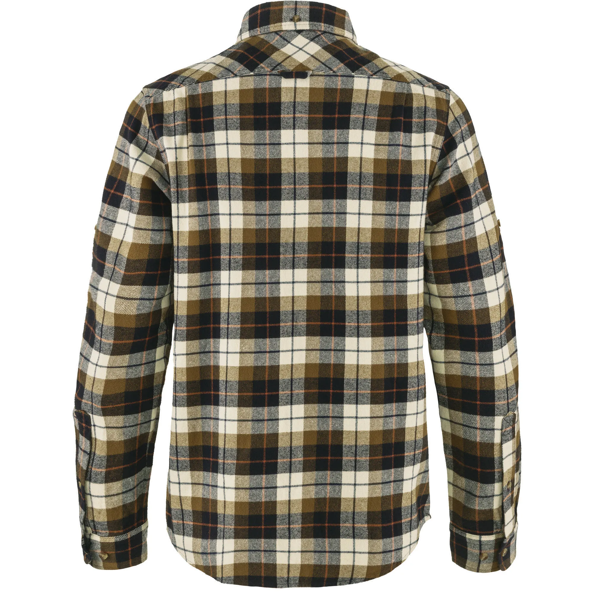 Fjällräven Singi Herren Heavy Flannel Shirt Hemd Langarmhemd braun