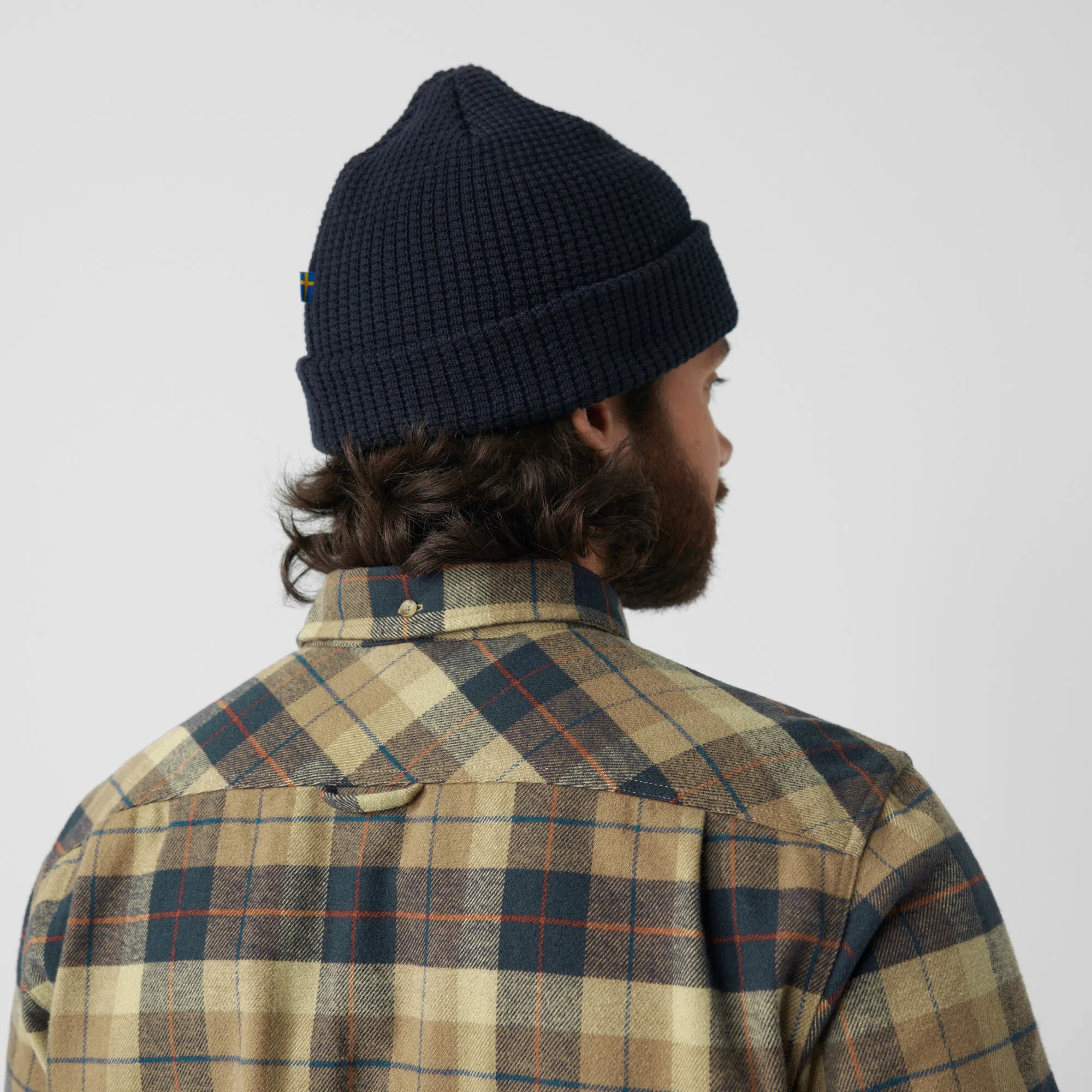 Fjällräven Singi Herren Heavy Flannel Shirt Hemd Langarmhemd braun