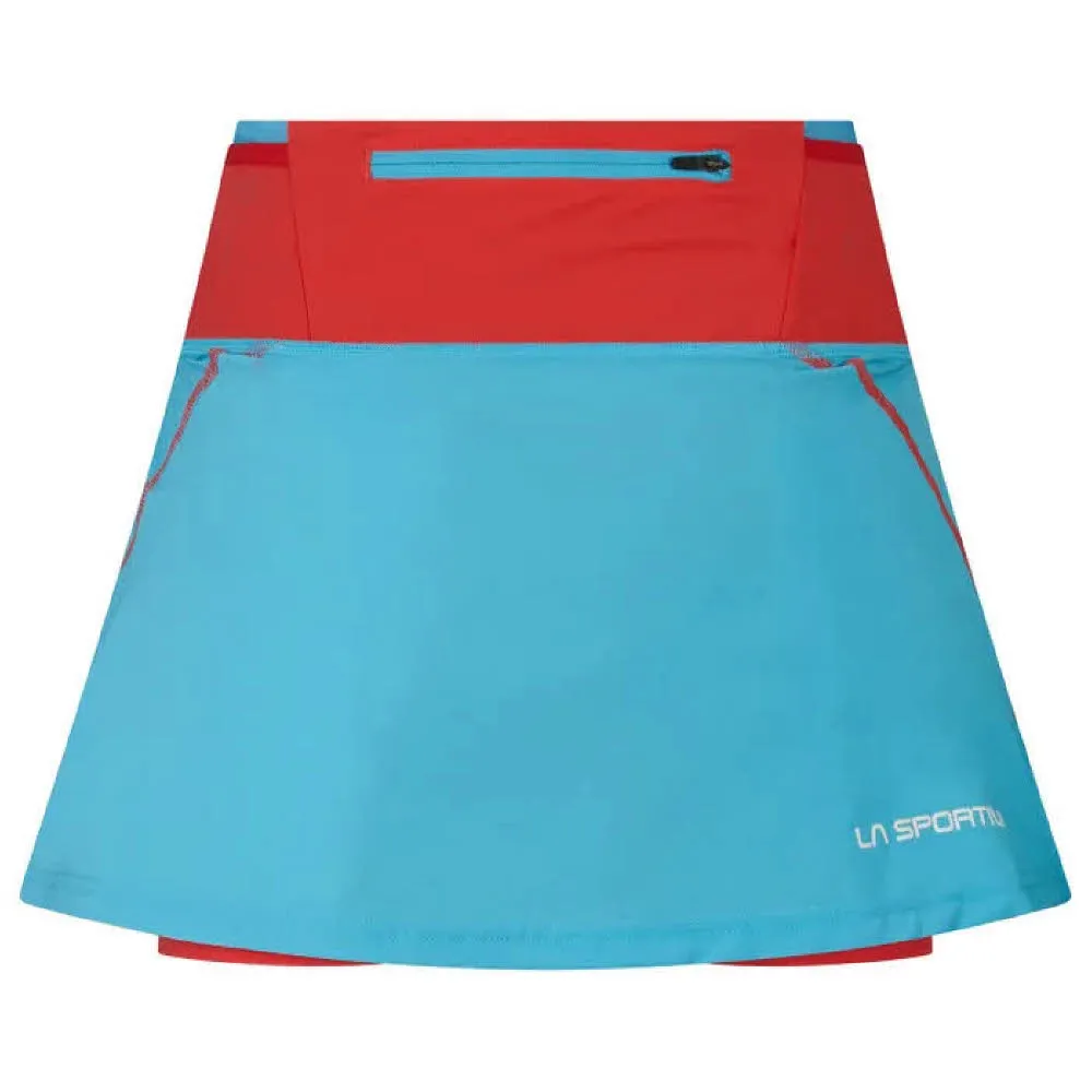 La Sportiva Swift Ultra Skirt 5" W Damen Outdoor Rock blau/rot NEU