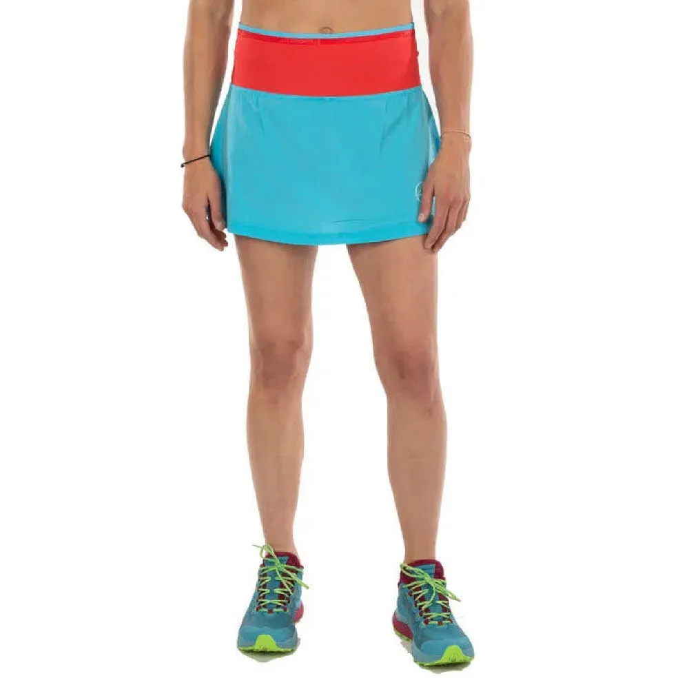 La Sportiva Swift Ultra Skirt 5" W Damen Outdoor Rock blau/rot NEU