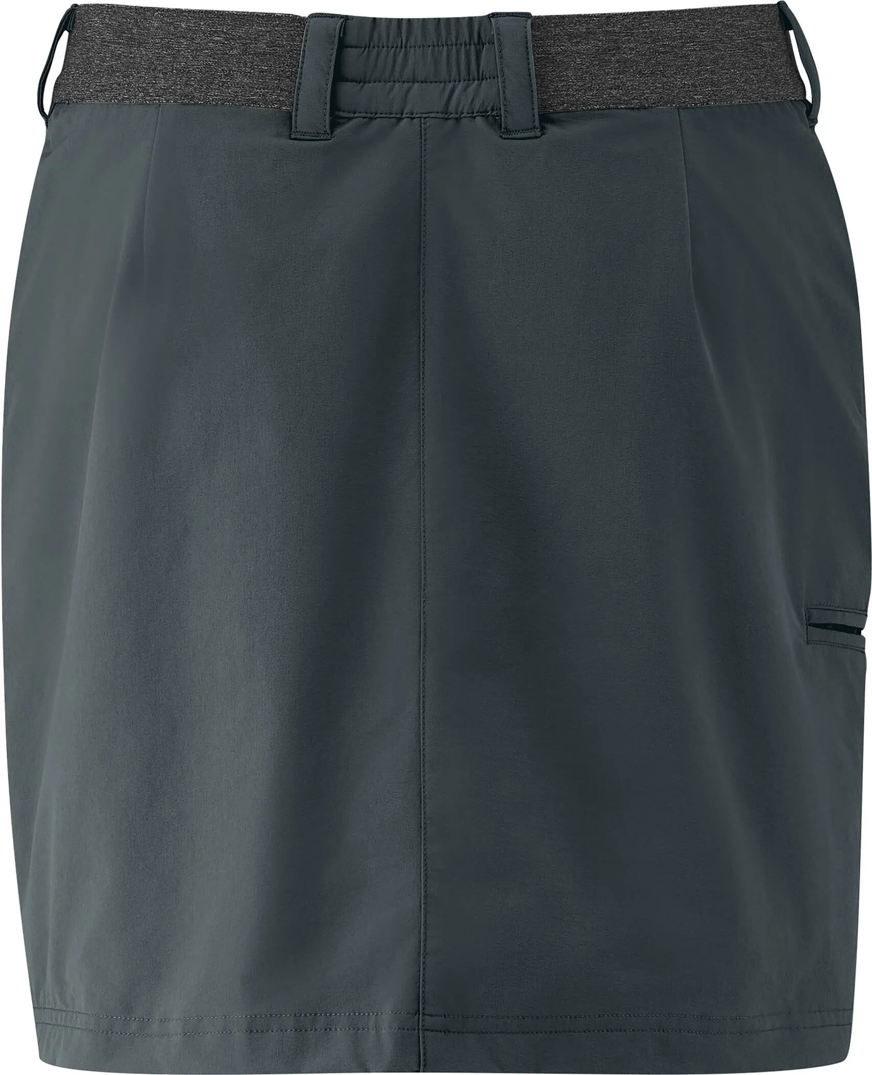 Maier Sports Norit SkortIn Damen Rock Wanderrock Outdoorrock grau
