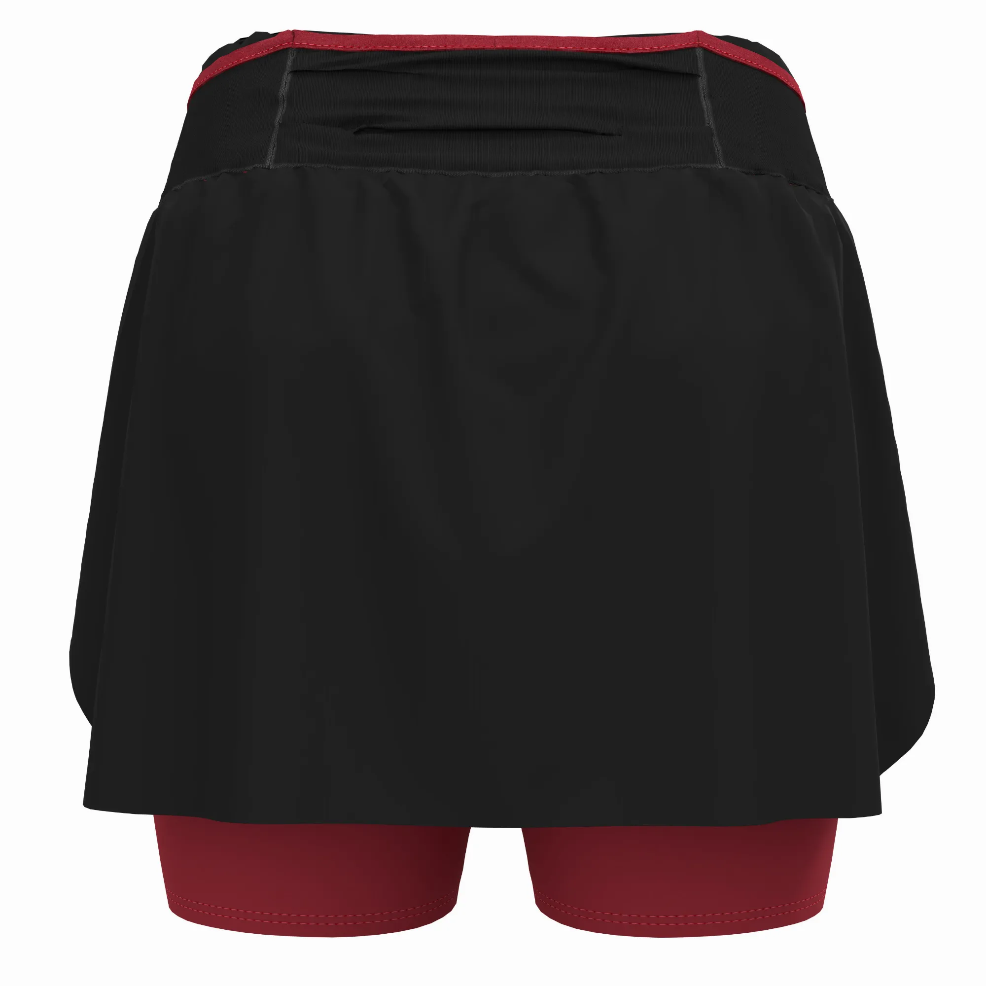 Odlo Skirt X-ALP Damen Laufrock Trailrunning Rock Wanderrock schwarz/rot NEU