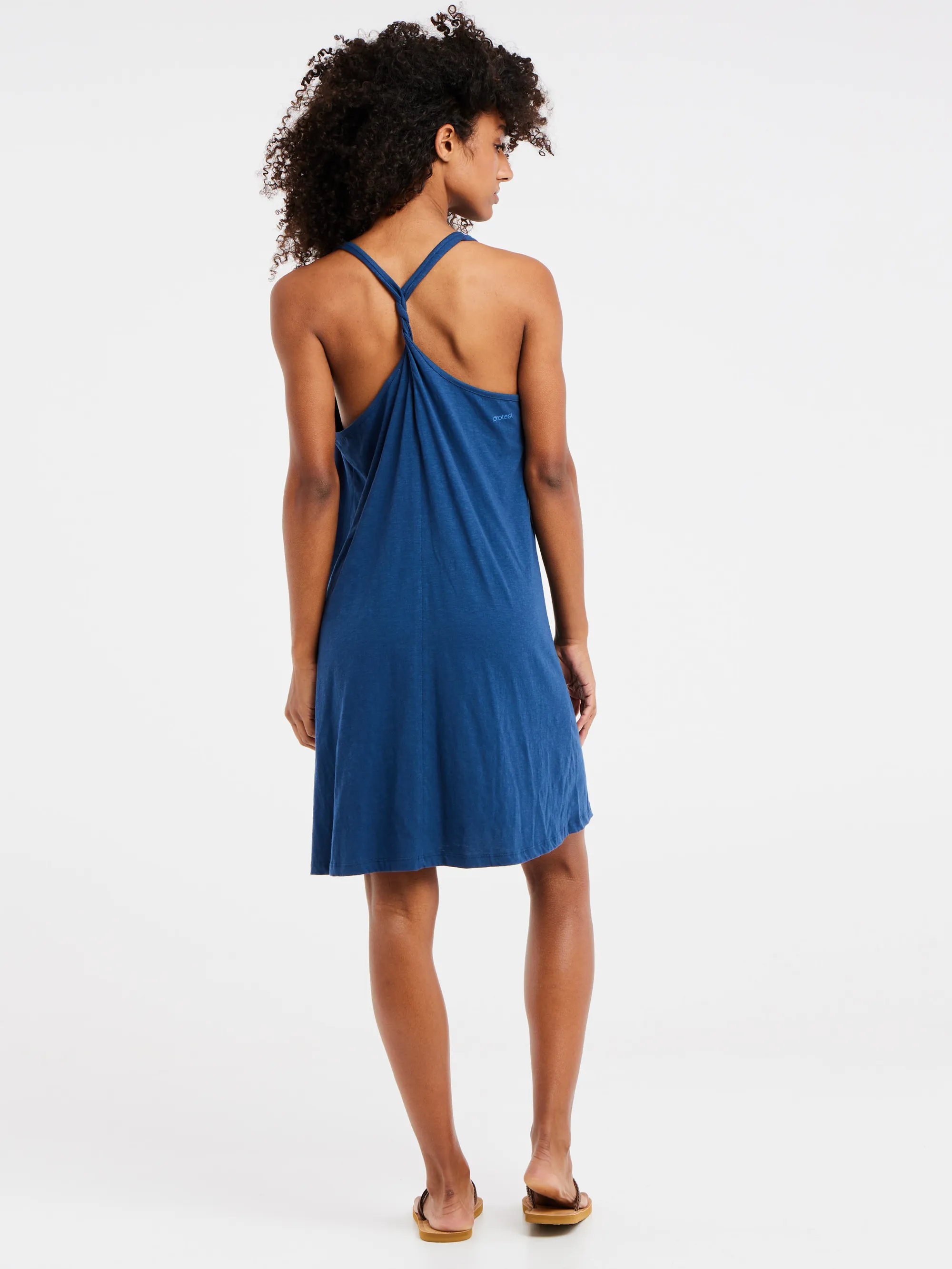 Protest Prtfeline Kleid Damen Sommerkleid blau