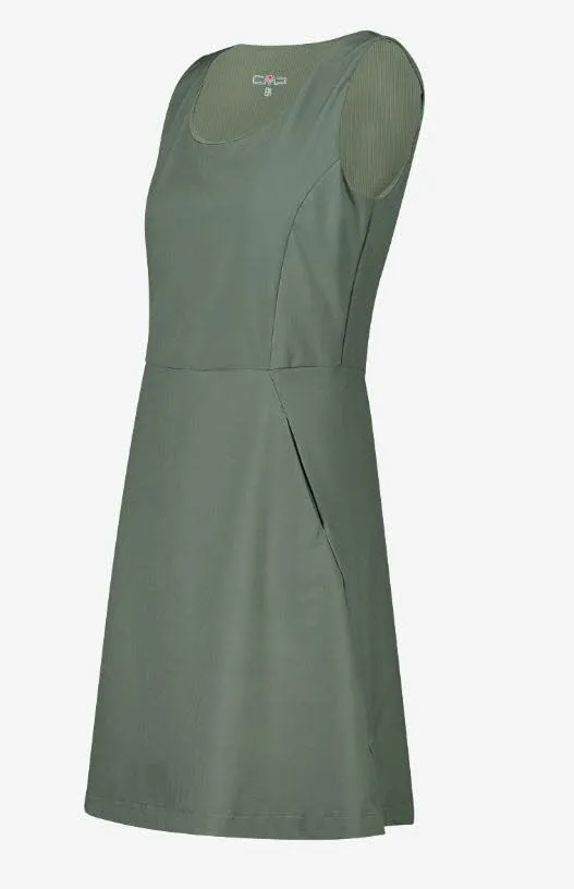 CMP Damen Skaterkleid aus Stretch-Stoff grün