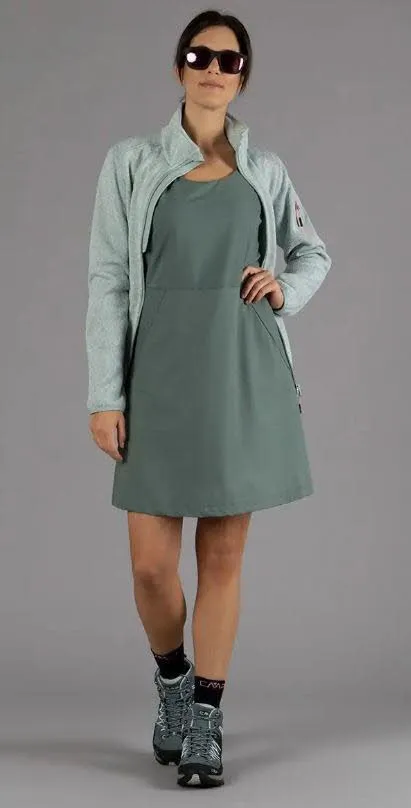 CMP Damen Skaterkleid aus Stretch-Stoff grün