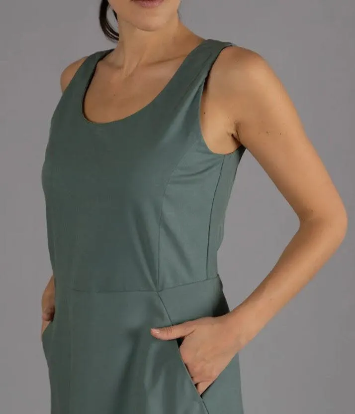 CMP Damen Skaterkleid aus Stretch-Stoff grün