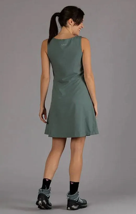CMP Damen Skaterkleid aus Stretch-Stoff grün