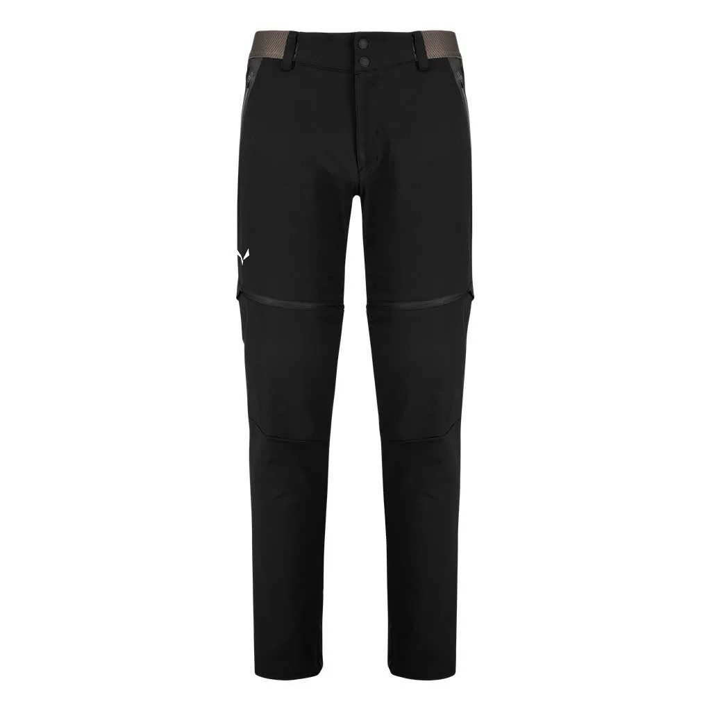Salewa PEDROC 2 DST M 2/1 PNT Herren Wanderhose Trekkinghose Zip-Off schwarz