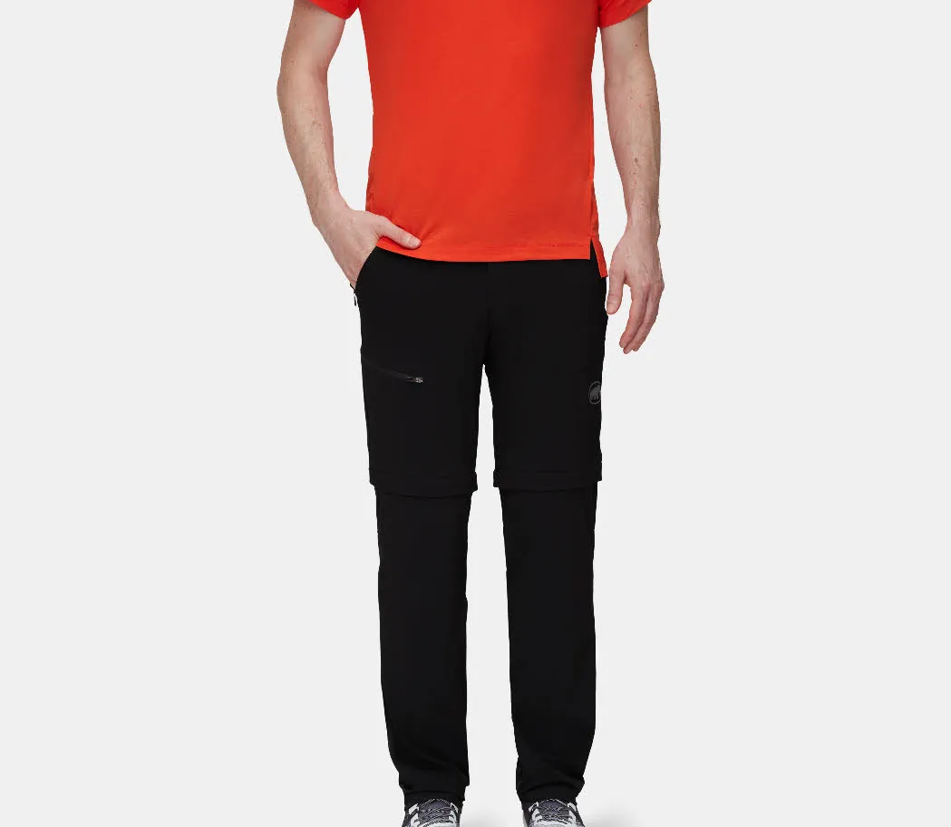 Mammut Runbold Zip Off Pants Herren Wanderhose Trekkinghose schwarz