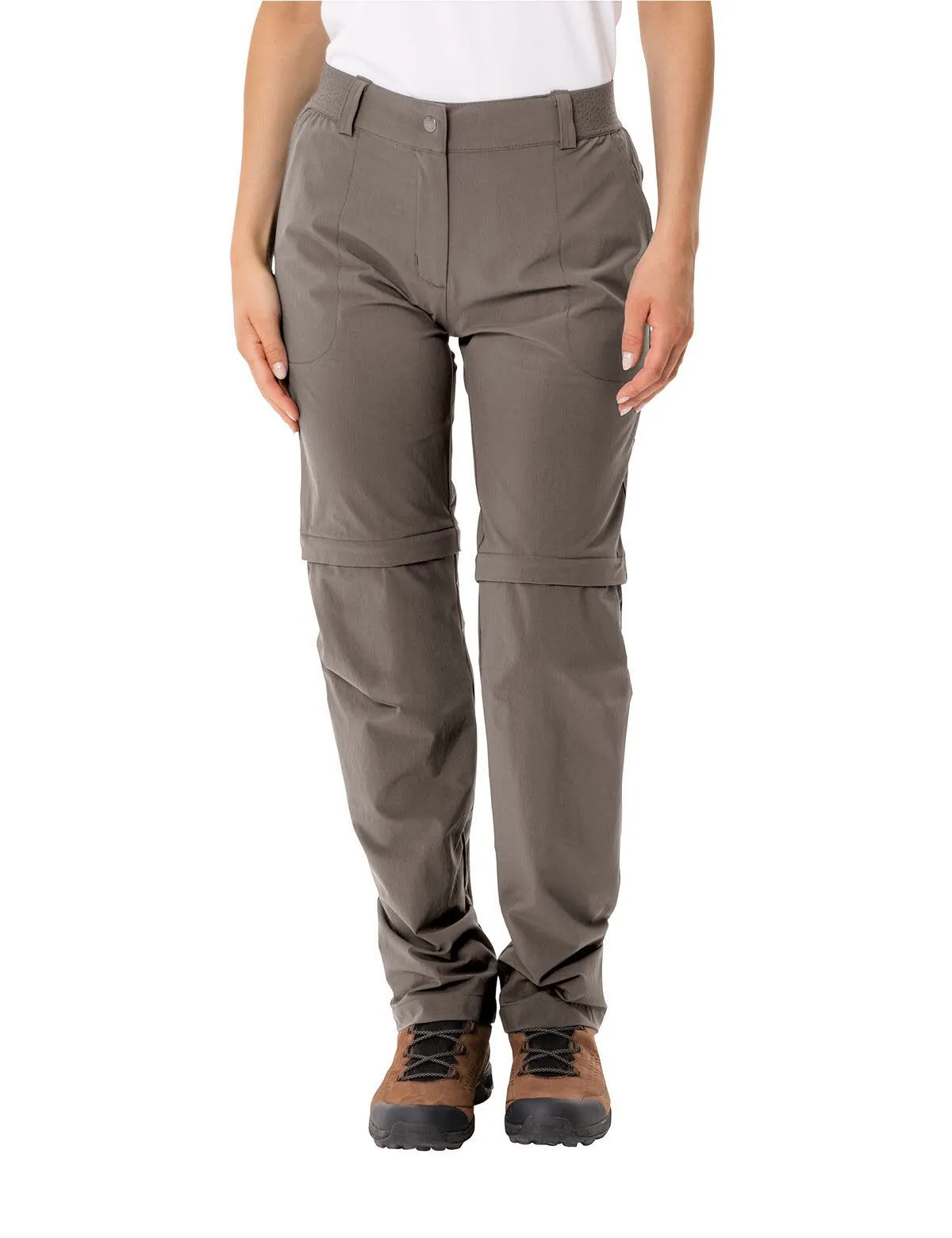 Vaude Farley Stretch ZO Pants II Damen Wanderhose Trekkinghose Zipoff coconut
