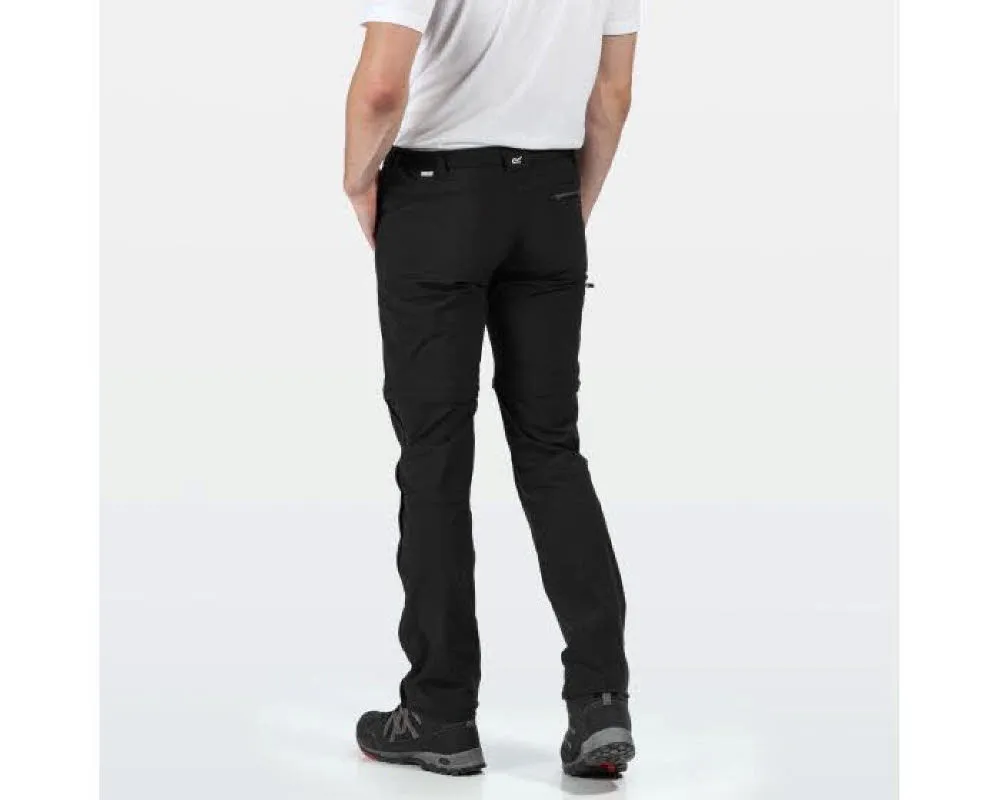 Regatta Xert Str Z/O III Herren Zip-Off Wanderhose Trekkinghose schwarz NEU