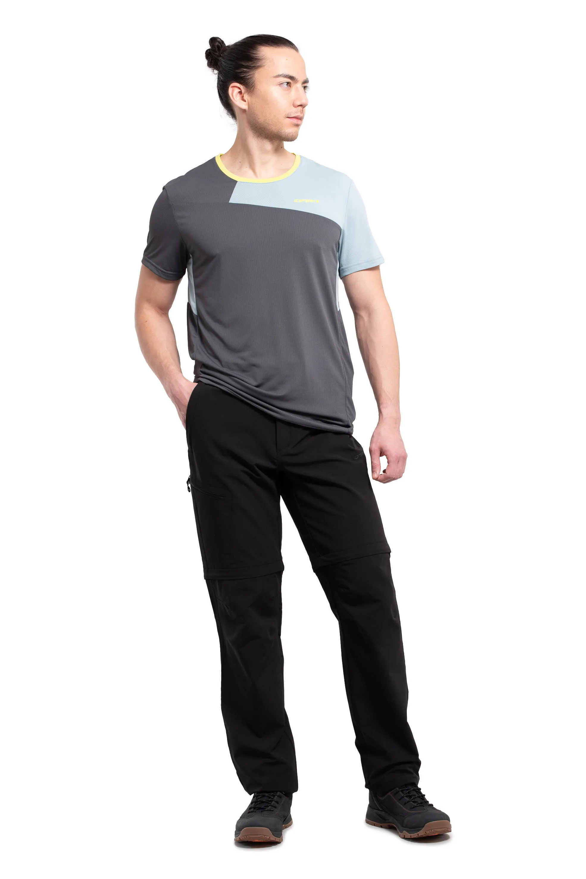 Icepeak Barwick Herren Wanderhose Outdoor-Hose Trekking-Hose schwarz