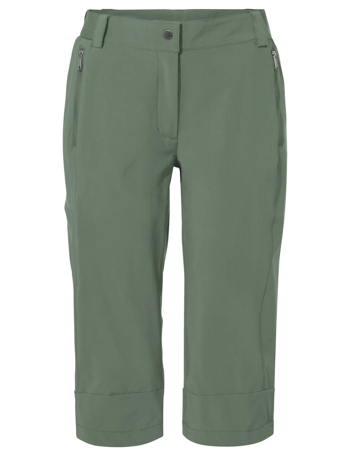 Vaude Women's Farley Stretch Capri III Wanderhose Damen grün