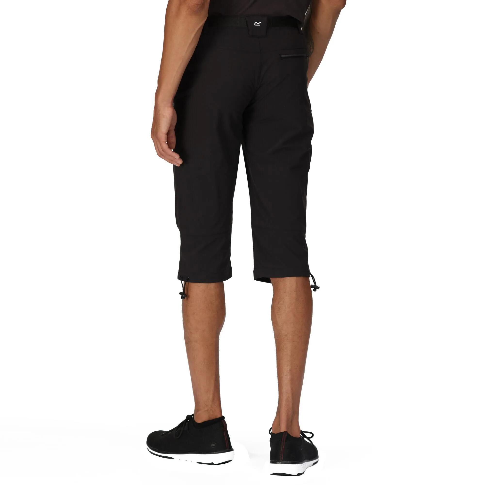 Regatta Xert Caprill Herren 3/4 Wanderhose Schwarz