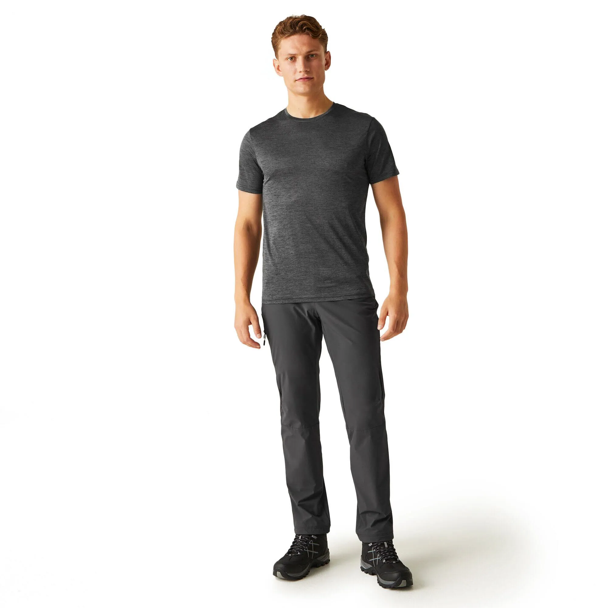 REGATTA Travel Light Wanderhose Herren grau
