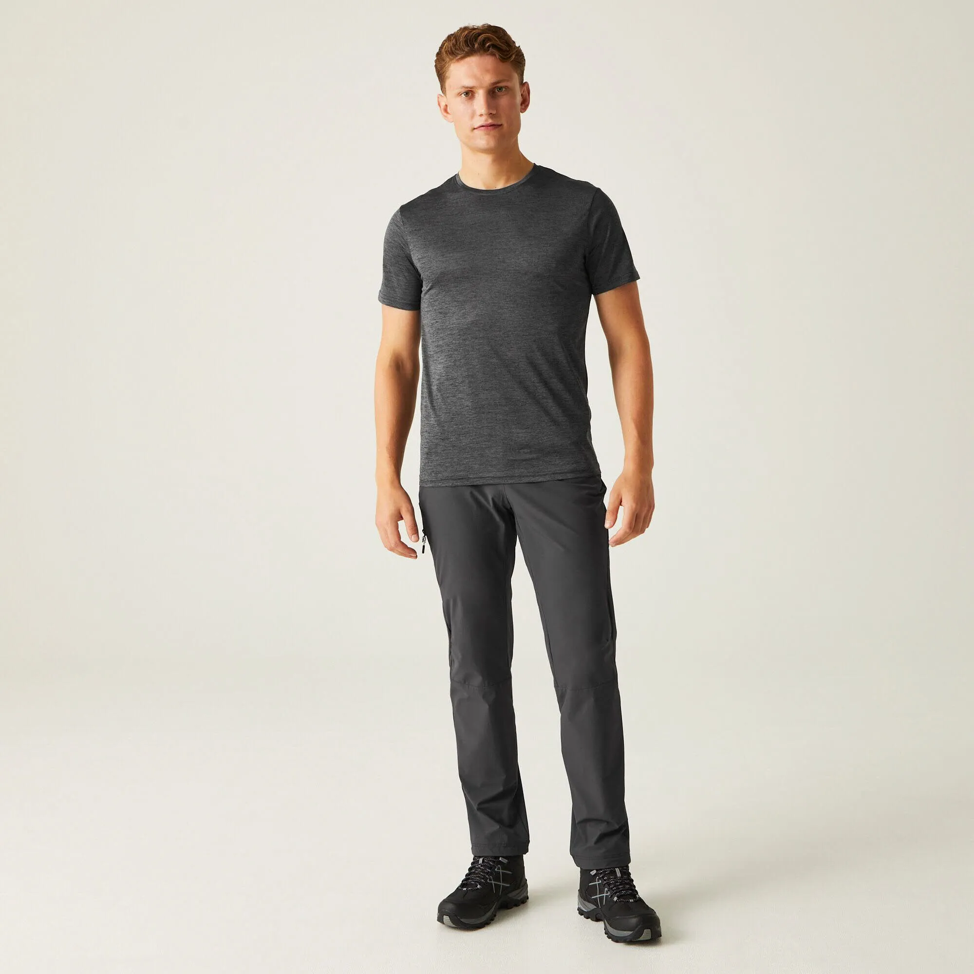 REGATTA Travel Light Wanderhose Herren grau
