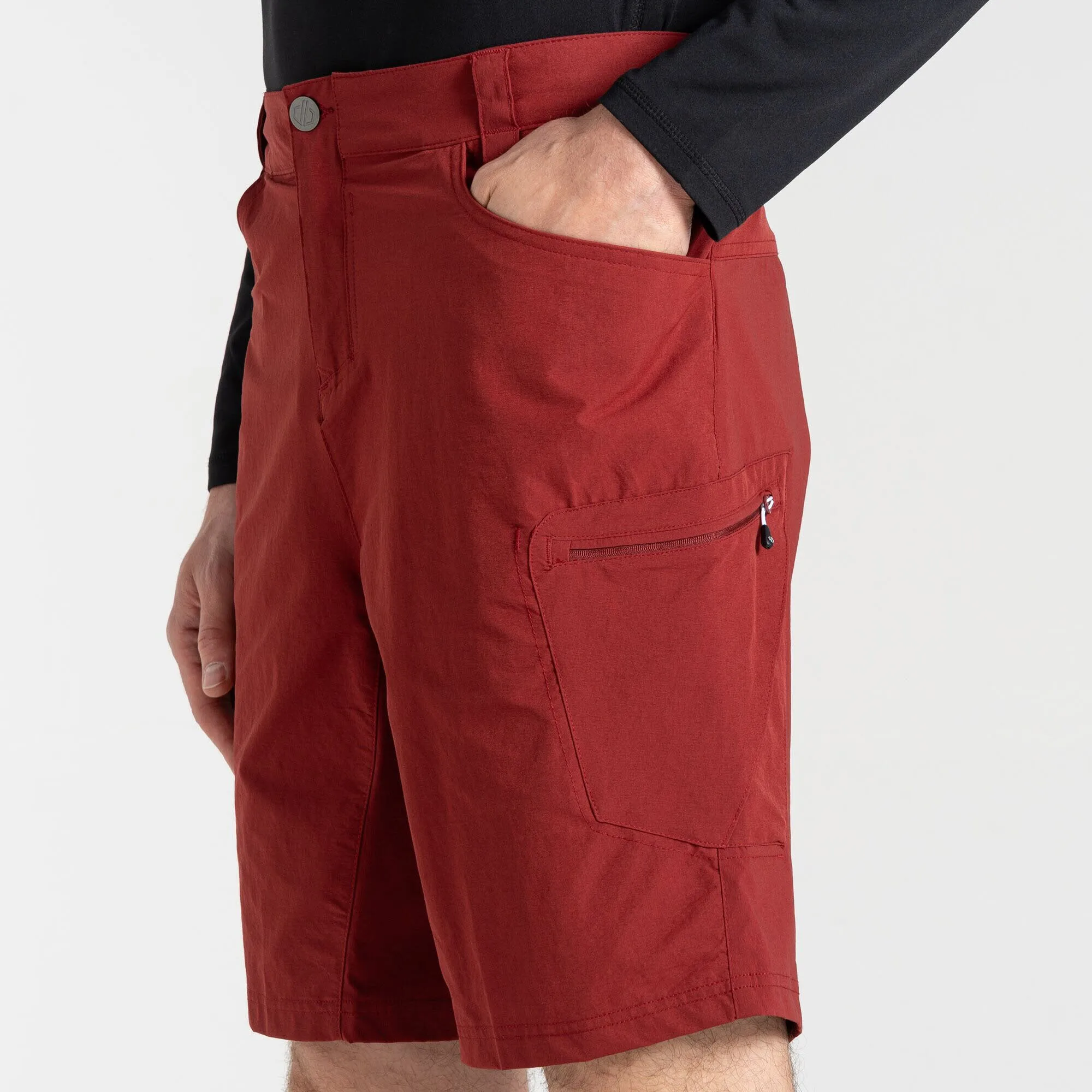 DARE2B Tuned In II Walkingshorts Herren Shorts kurze Hose rot