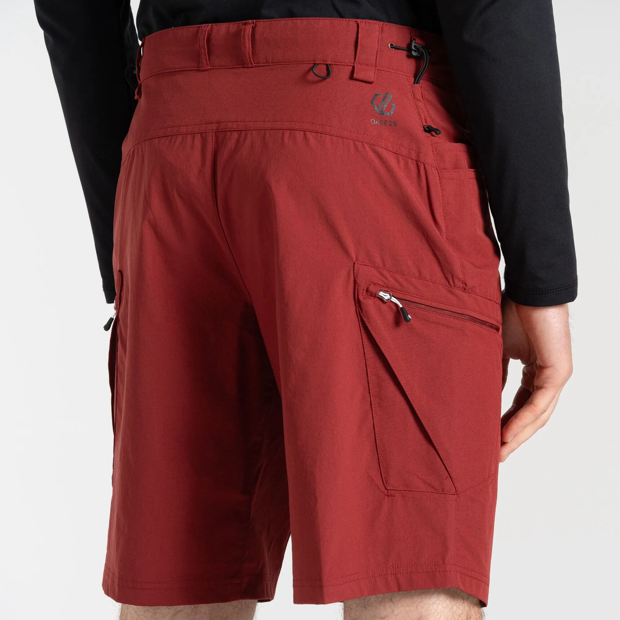 DARE2B Tuned In II Walkingshorts Herren Shorts kurze Hose rot
