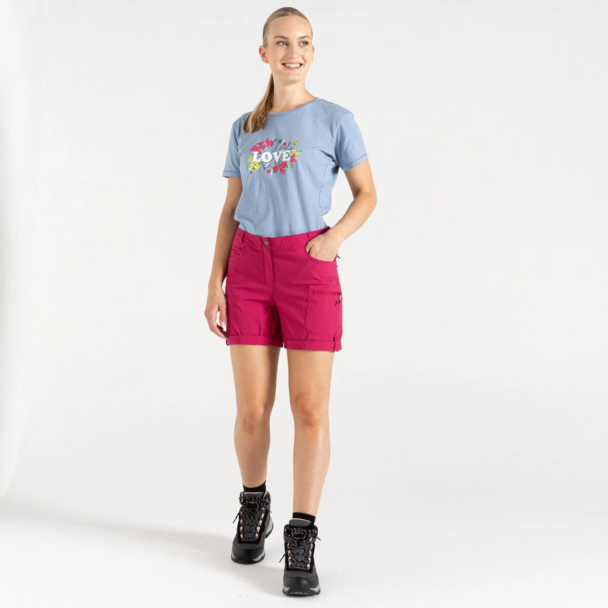 DARE2B Melodic II Walkingshorts Damen Shorts kurze Hose rosa