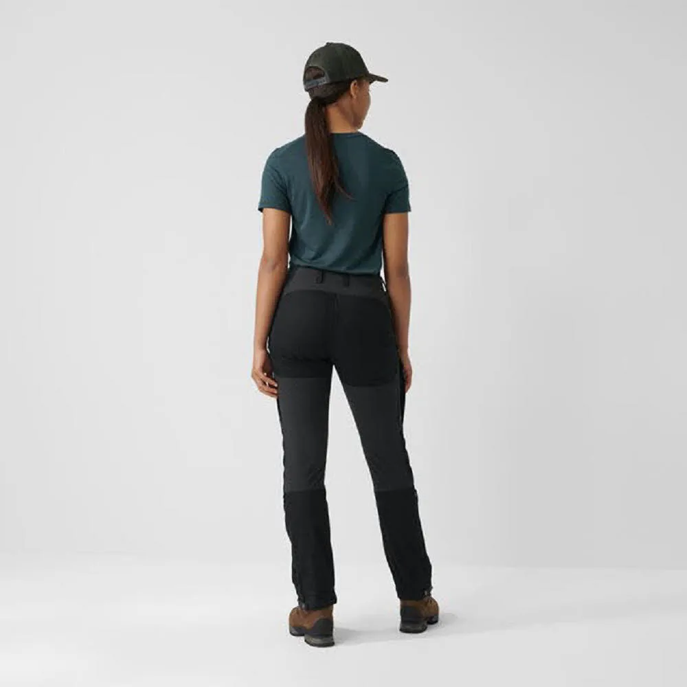 Fjäll Räven Keb Trousers Damen Trekkinghose Wanderhose grau