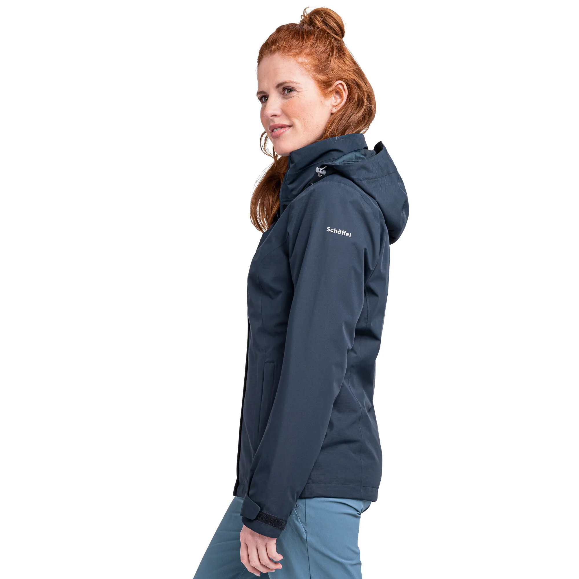 Schöffel Jacket Gmund L Regenjacke Damen dunkelblau
