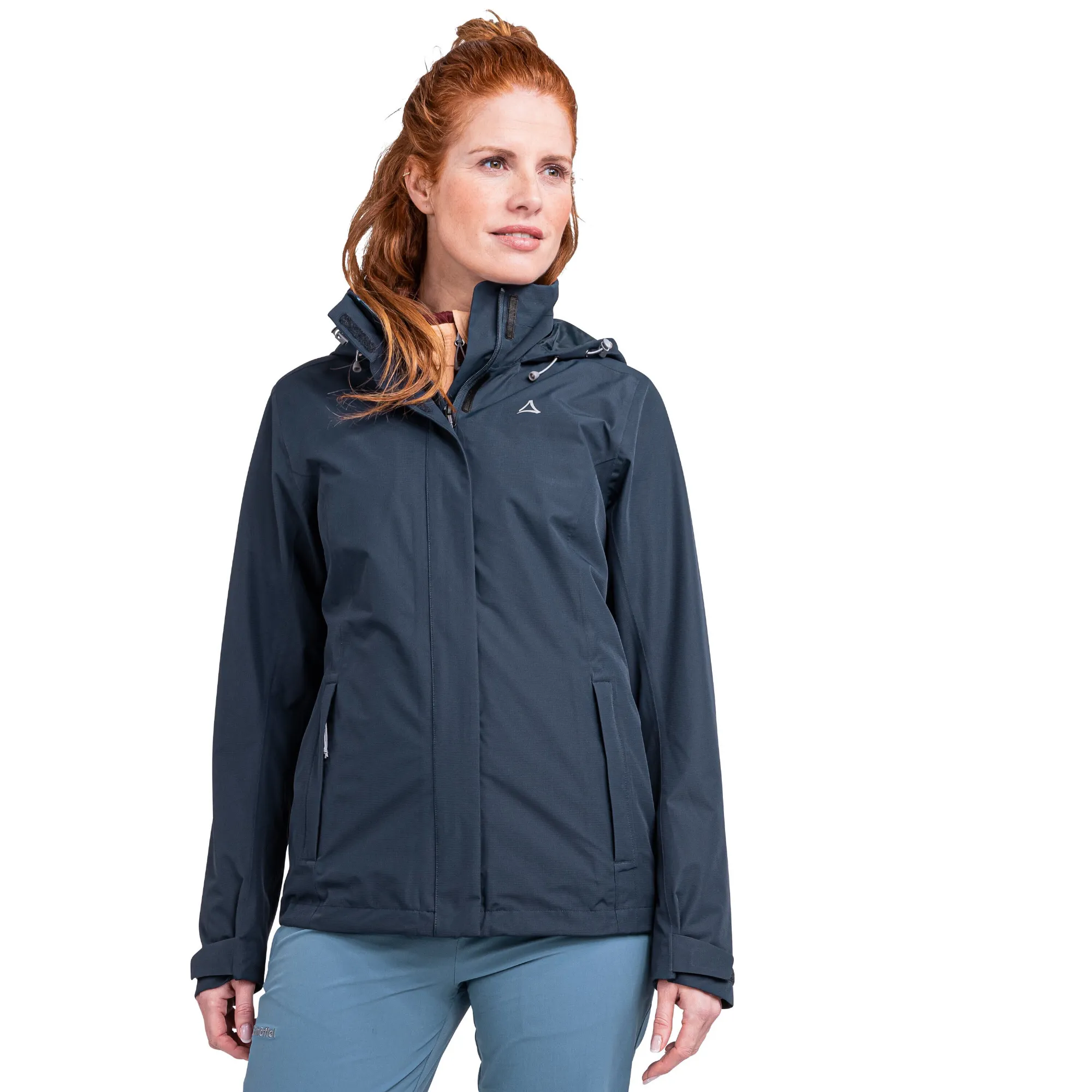 Schöffel Jacket Gmund L Regenjacke Damen dunkelblau