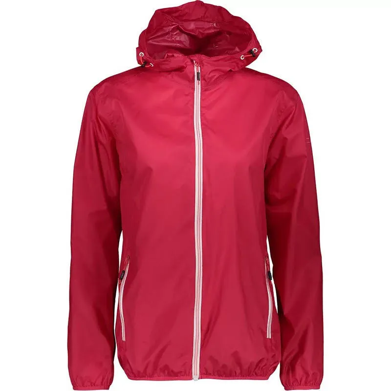 CMP Woman Jacket Fix Hood Damen Outdoorjacke Regenjacke Freizeit corall NEU