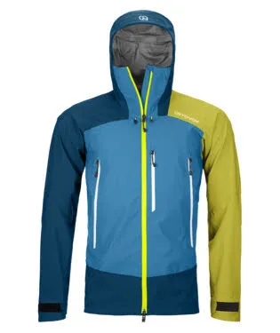 Ortovox WESTALPEN 3L Herren Regenjacke Hardshelljacke Alpintouren blau NEU