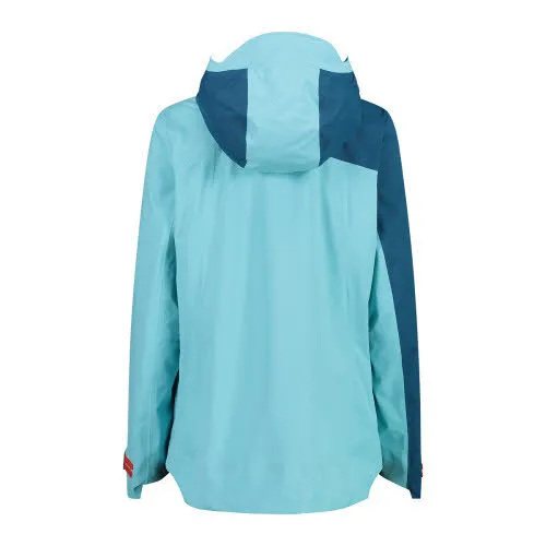 CMP Fix Hood Damen Regenjacke Wanderjacke Blau