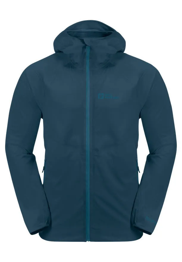 Jack Wolfskin Emberberg 3L Jkt Herren Regenjacke blau