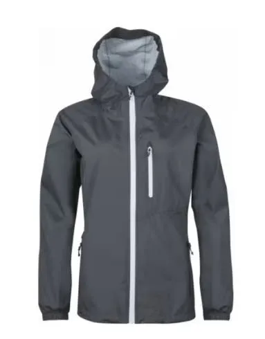 Witeblaze CAMA Regenjacke Kapuzenjacke Funktionsjacke Damen grau