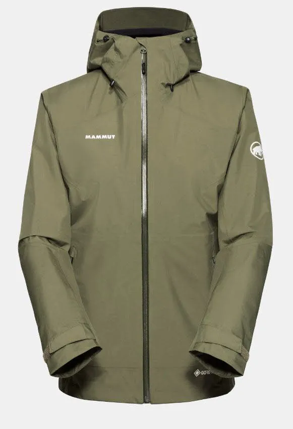 Mammut Convey Tour HS Damen Regenjacke Kapuzenjacke Wanderjacke grün