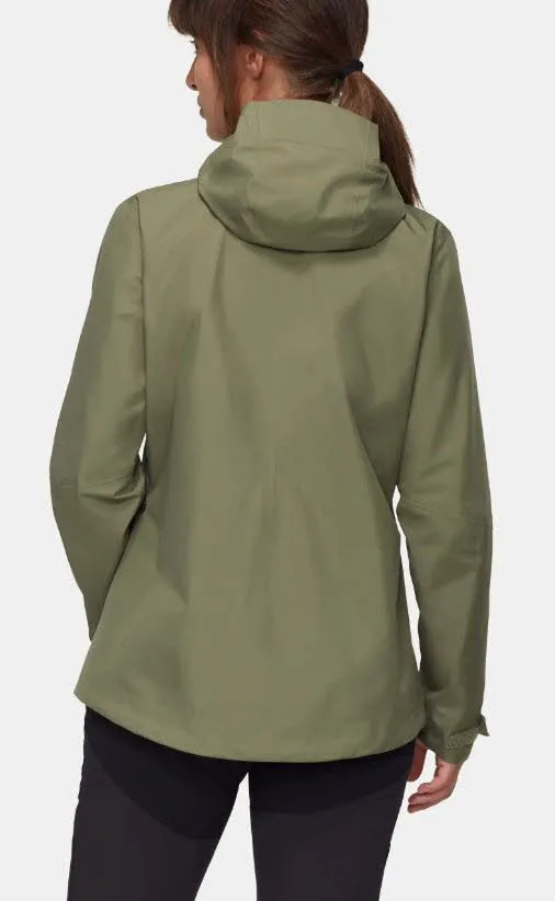 Mammut Convey Tour HS Damen Regenjacke Kapuzenjacke Wanderjacke grün