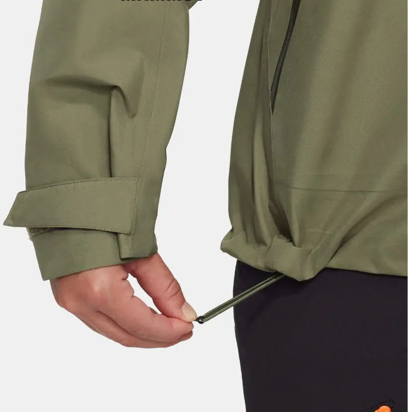 Mammut Convey Tour HS Damen Regenjacke Kapuzenjacke Wanderjacke grün