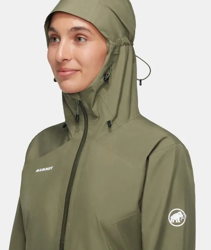 Mammut Convey Tour HS Damen Regenjacke Kapuzenjacke Wanderjacke grün