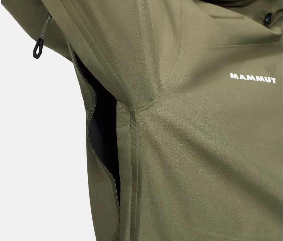 Mammut Convey Tour HS Damen Regenjacke Kapuzenjacke Wanderjacke grün