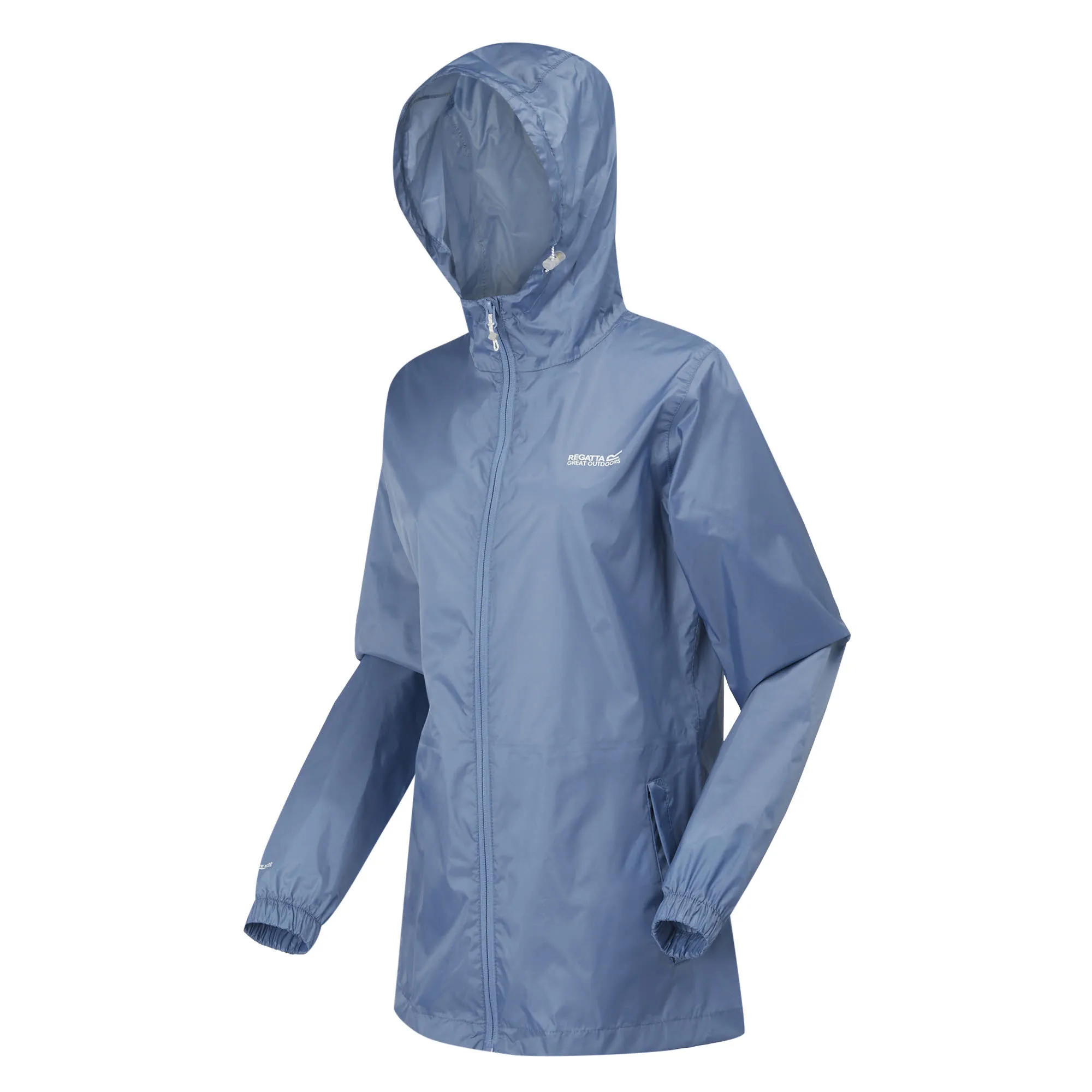 REGATTA Damen Pack It Jacke III Regenjacke packbar hellblau