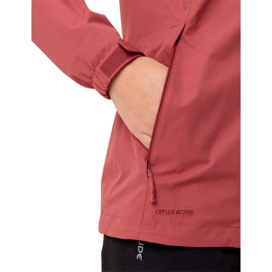 Vaude Escape Light Damen Regenjacke Kapuzenjacke rot
