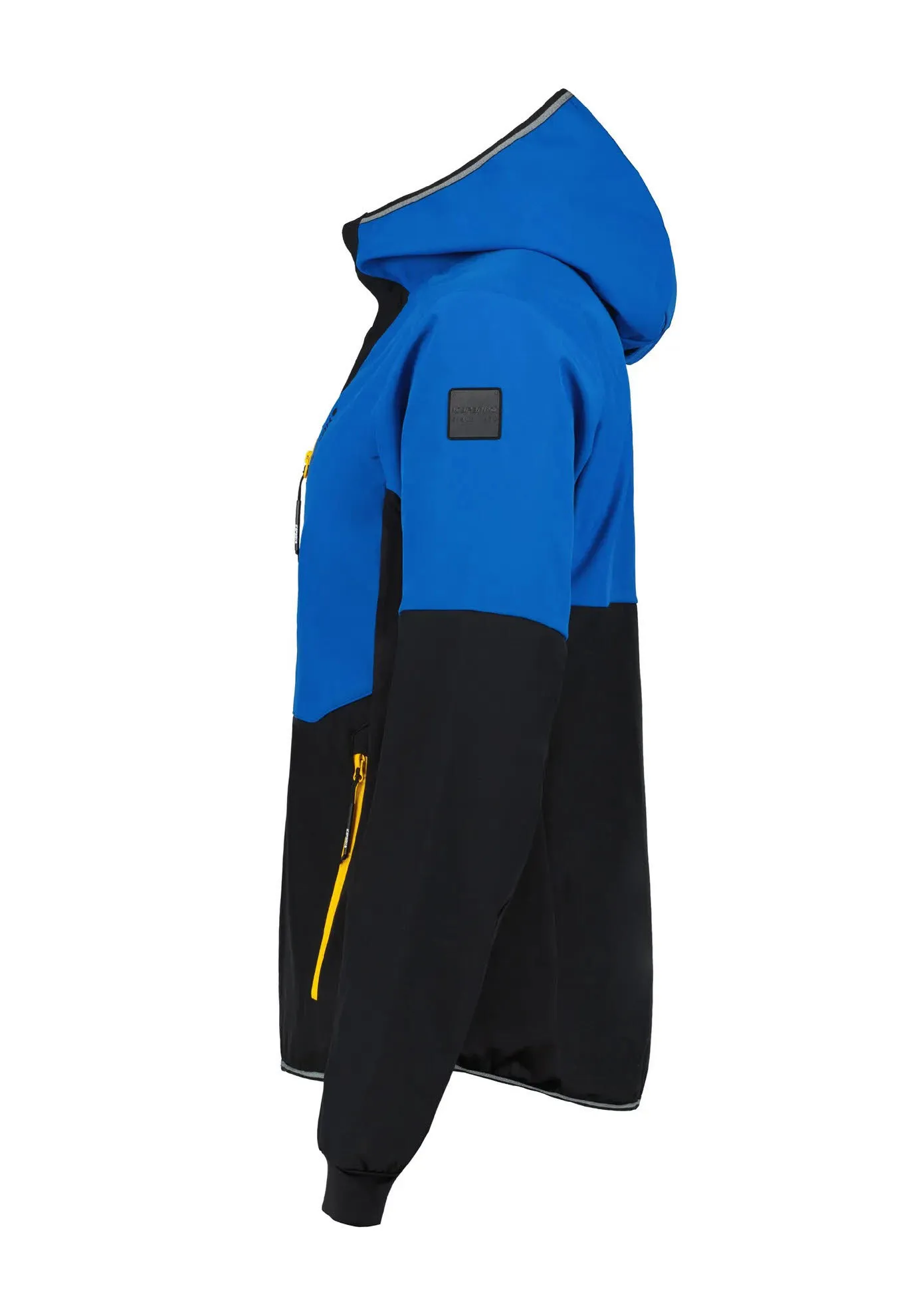 Icepeak Decker Softshell-Jacke Kapuzenjacke Outdoorjacke Herren schwarz blau NEU