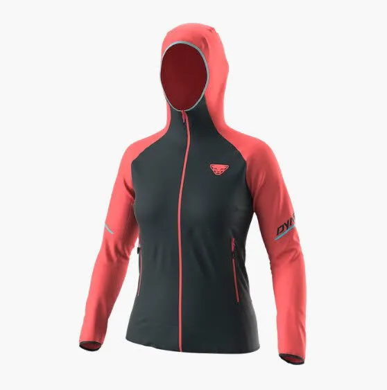 Dynafit Transalper Dynastretch Damen Softshelljacke Windstopper rot