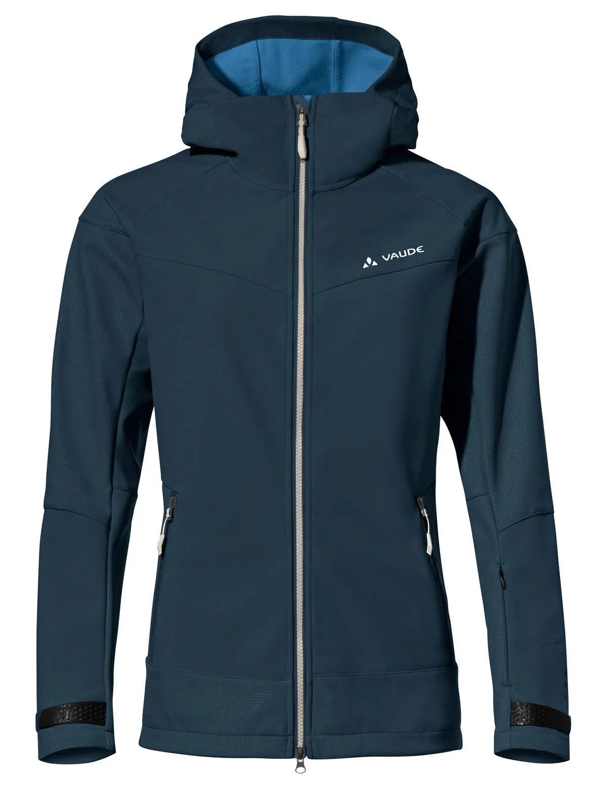 Vaude All Year Elope Damen softshell Jacke Wanderjacke Regenjacke blau