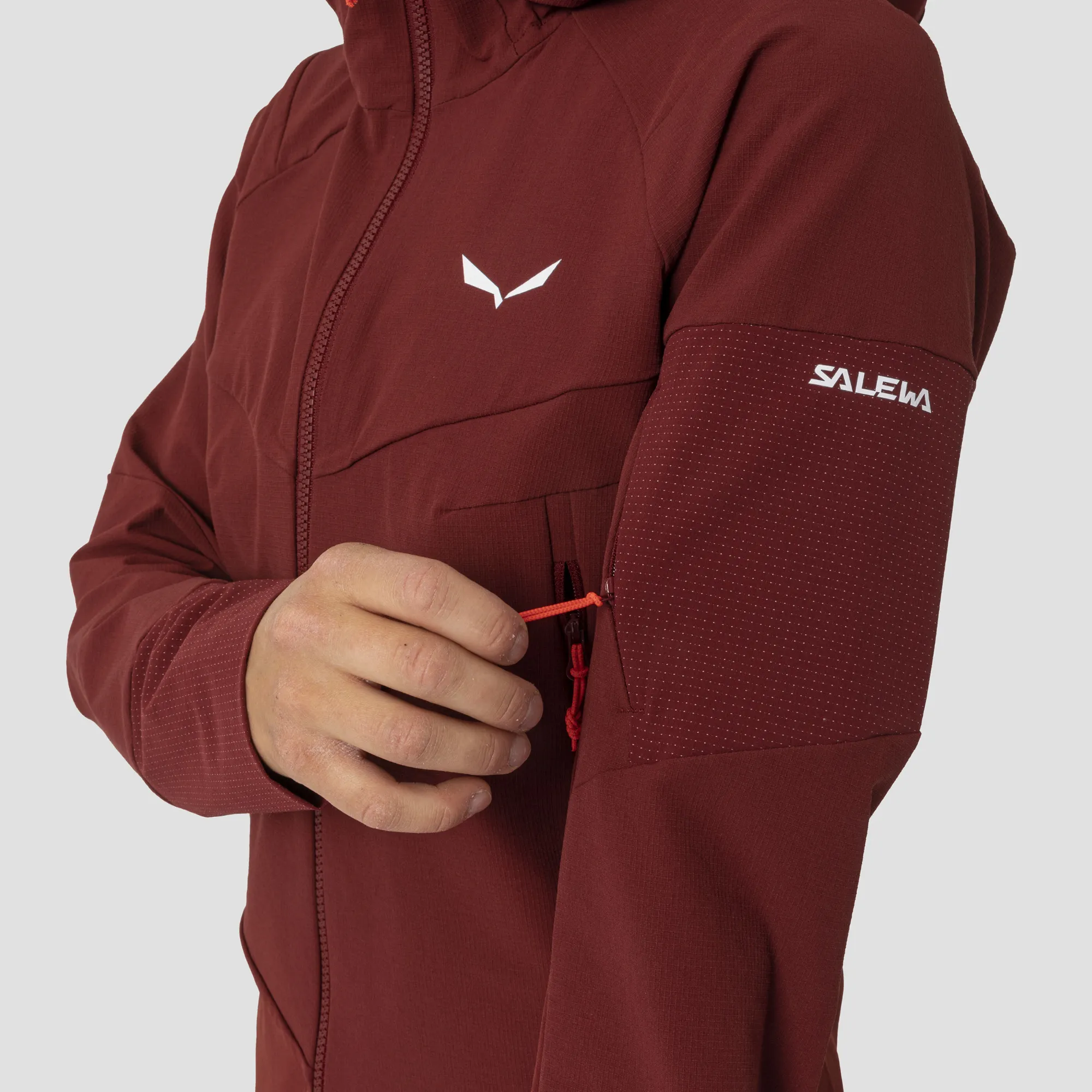 Salewa Agner Damen Softshelljacke Windstopper schwarz