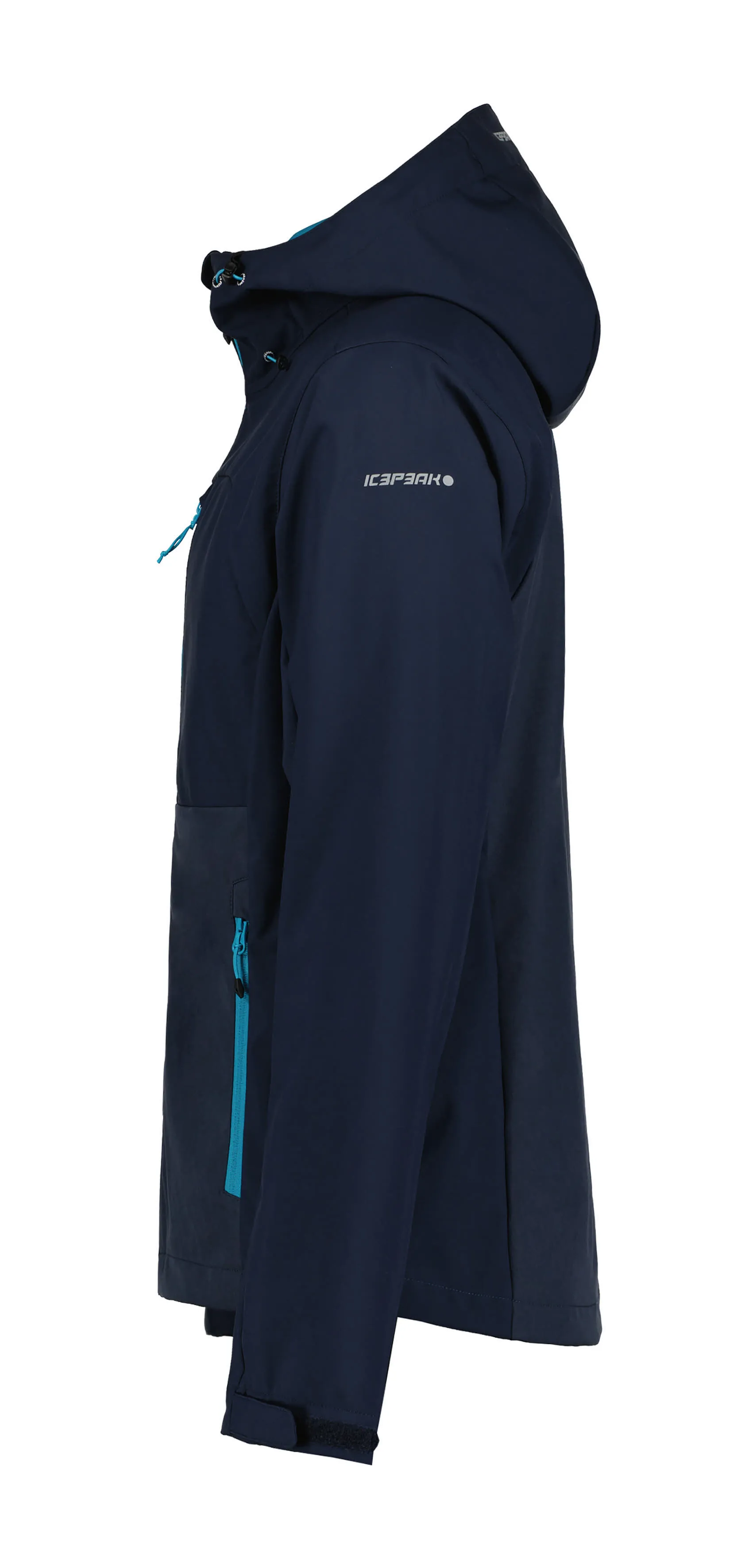 Icepeak Brooker Herren Softshelljacke Funktionsjacke Wanderjacke blau
