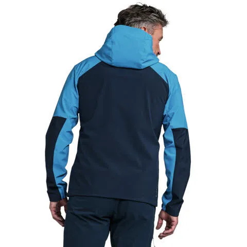 Schöffel Softshell Jacket Tonion M Wanderjacke Kapuzenjacke Herren blau NEU
