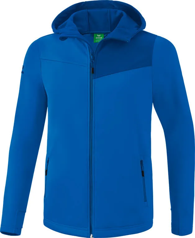 Erima softshell jacket Herren Softshelljacke Trainingsjacke blau NEU