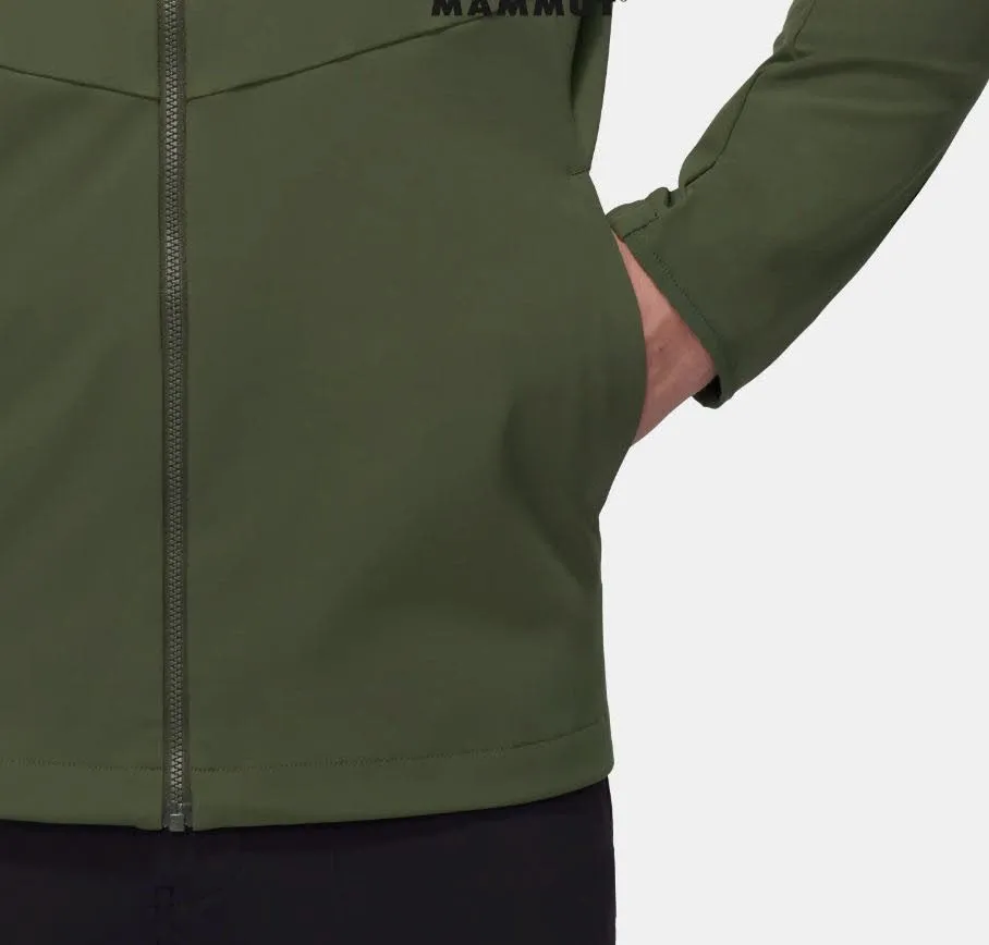 Mammut Ultimate Comfort SO Herren Kapuzenjacke Wanderjacke grün